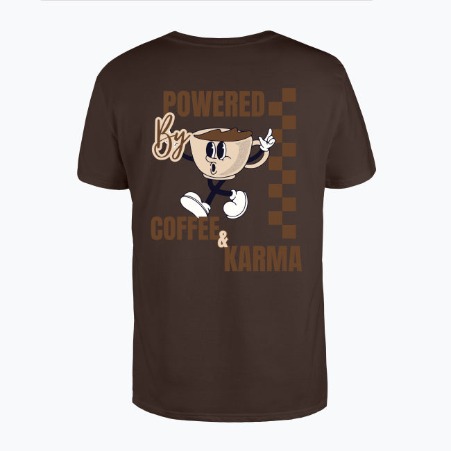 Powered by Coffee & Karma T-shirt