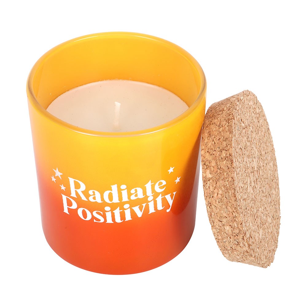 Lemon & Bergamot Scented Candle – Radiate Positivity 350g