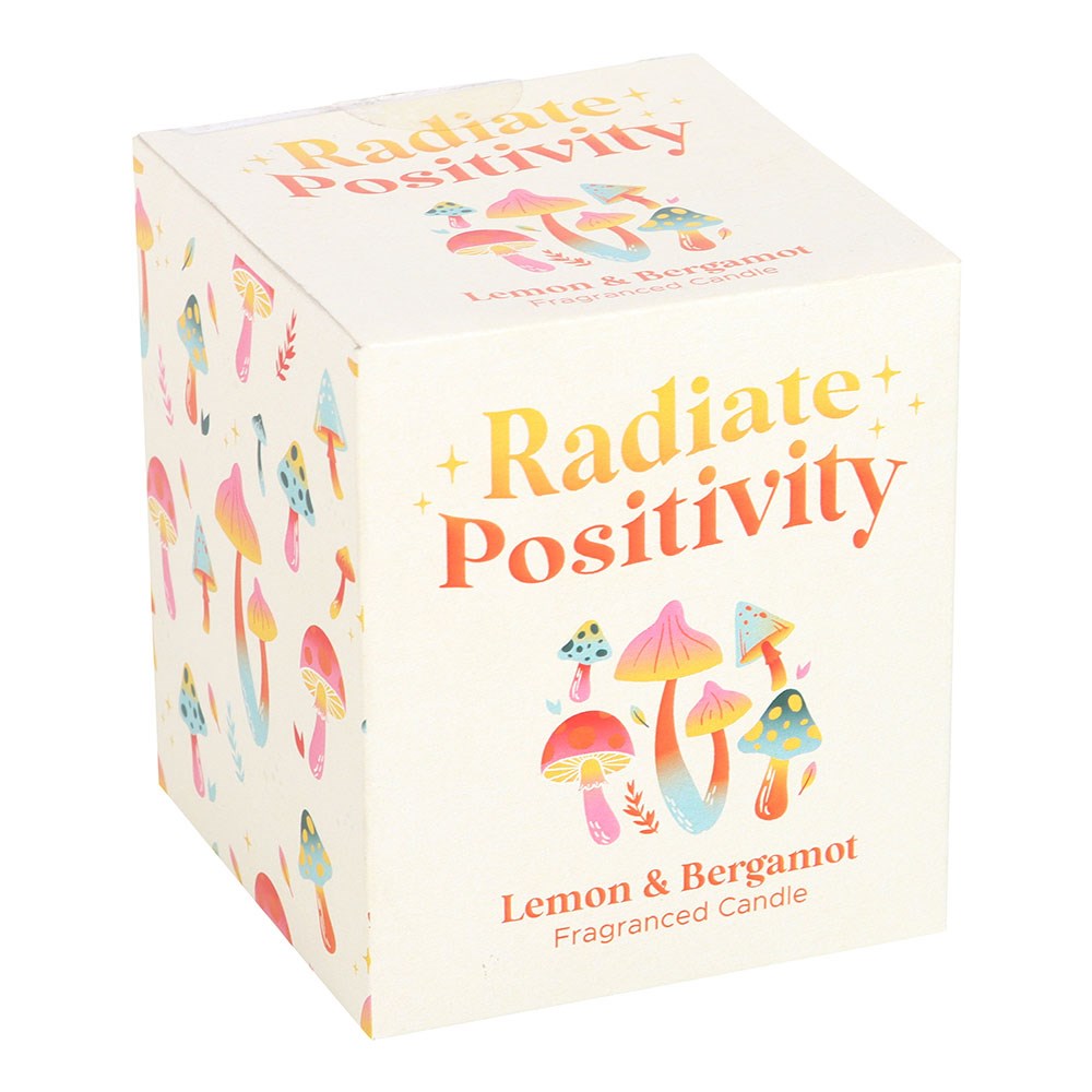 Lemon & Bergamot Scented Candle – Radiate Positivity 350g