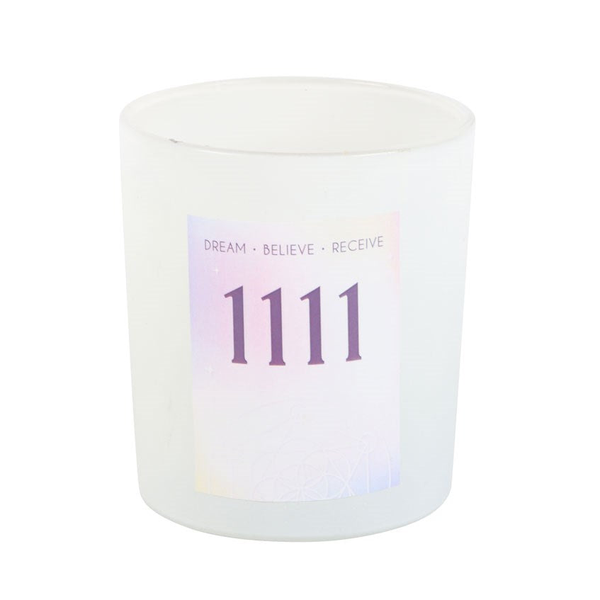 1111 Angel Number Crystal Chip Candle 440g