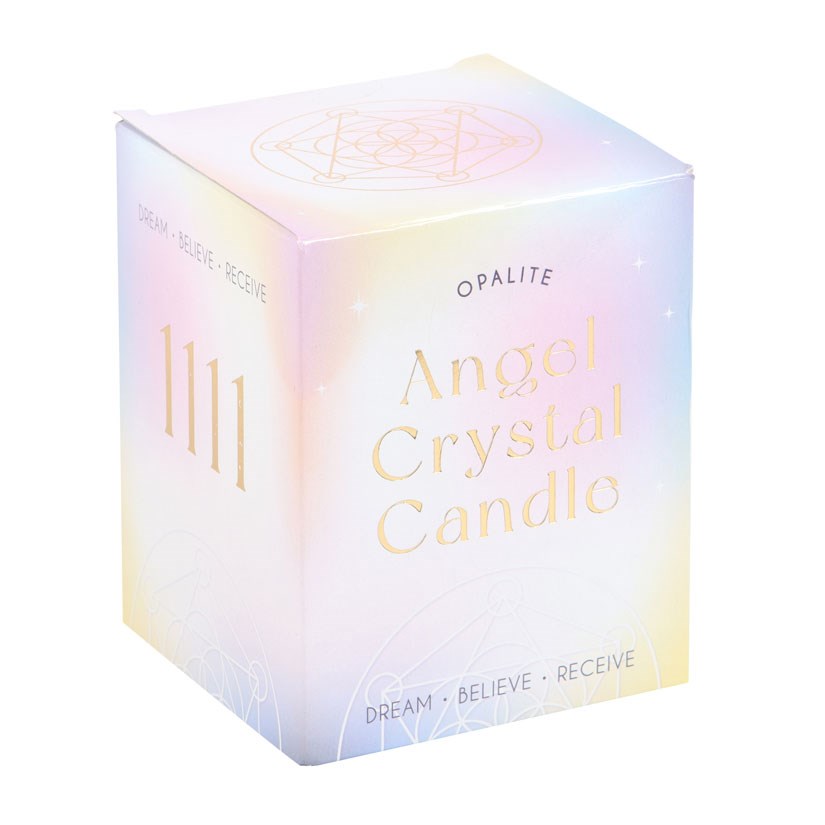 1111 Angel Number Crystal Chip Candle 440g