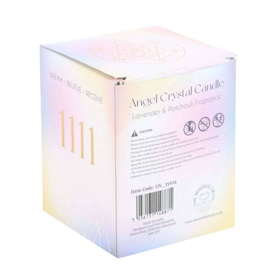 1111 Angel Number Crystal Chip Candle 440g