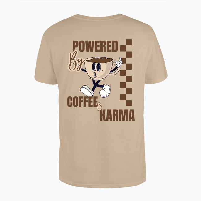 Powered by Coffee & Karma T-shirt