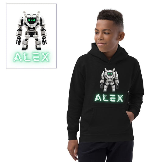 Personalised Boys Robot Sweatshirt