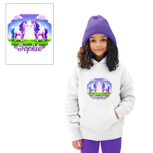 Personalised Girls Unicorn Sweatshirt