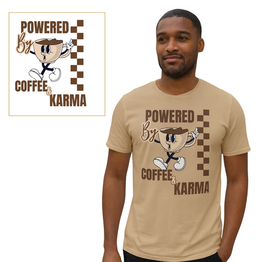 Powered by Coffee & Karma T-shirt