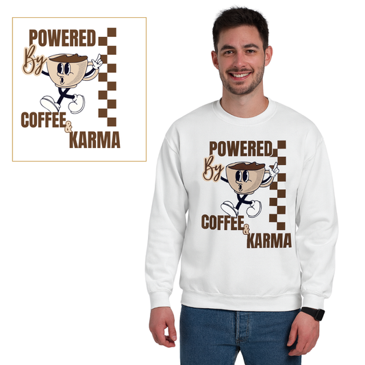 Powered by Coffee & Karma Sweatshirt